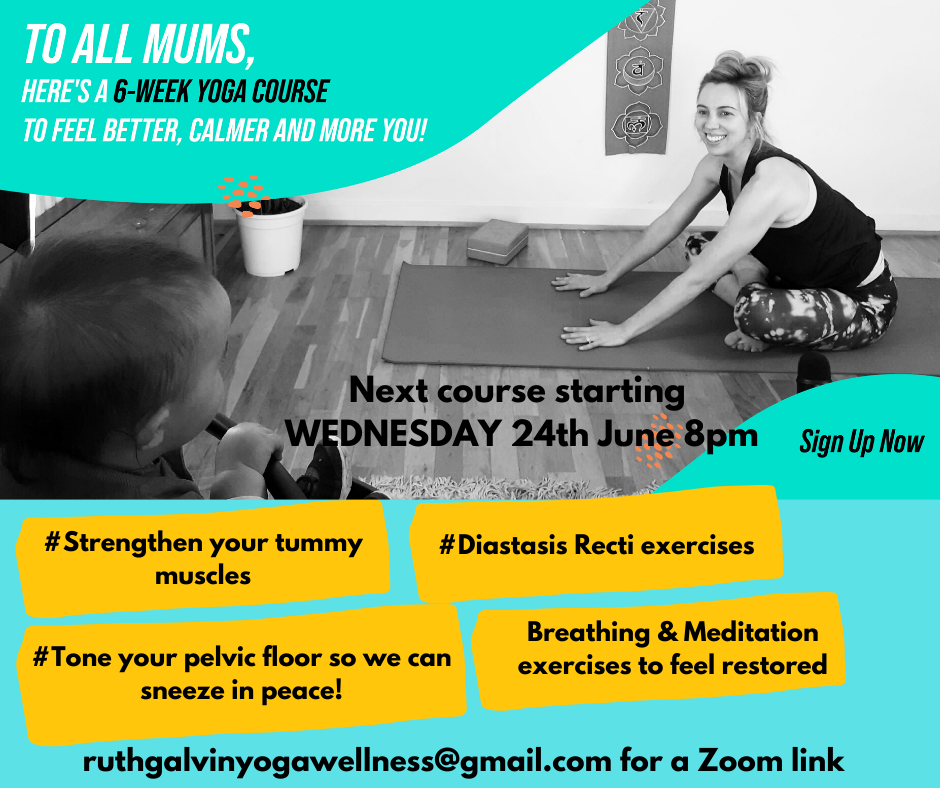 Yoga for Moms Online Course by Ruth Galvin
